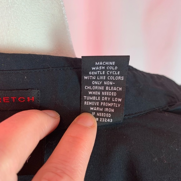 New York & Company black button down shirt size XL - Picture 6 of 6